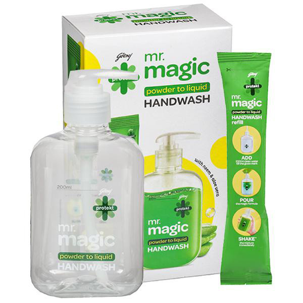 Godrej Mr. Magic Powder To Liqiud Hwash Combo