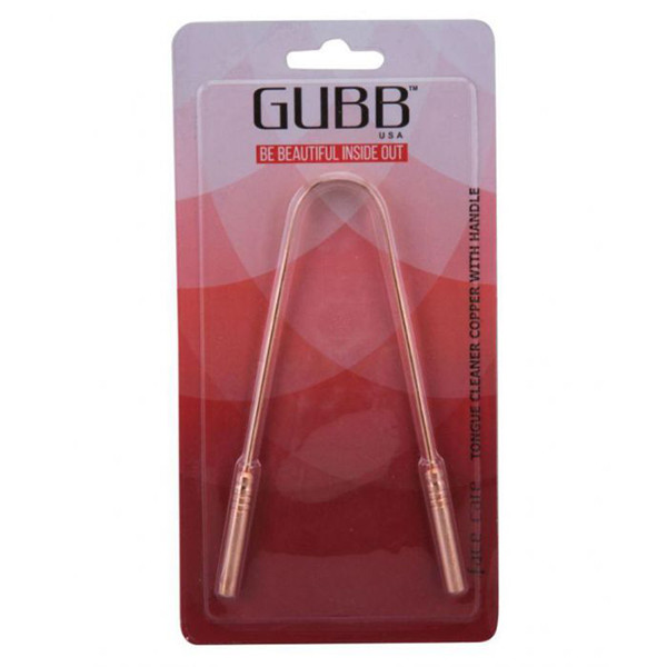 Image of GUBB TOUNGE CLEANER COPPER WITH HANDLE