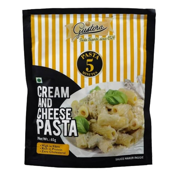 Image of Gustora Pasta Cream And Cheese 65g