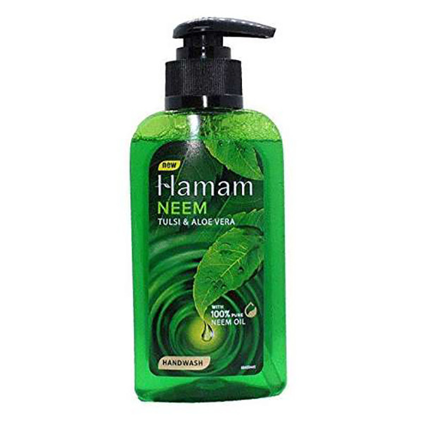 Image of Hamam Neem Tulsi &amp; Aloe Vera Handwash 190ml PP
