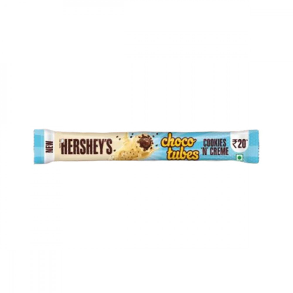 Hersheys Choco Tubes Cookies N Creme 25Gm