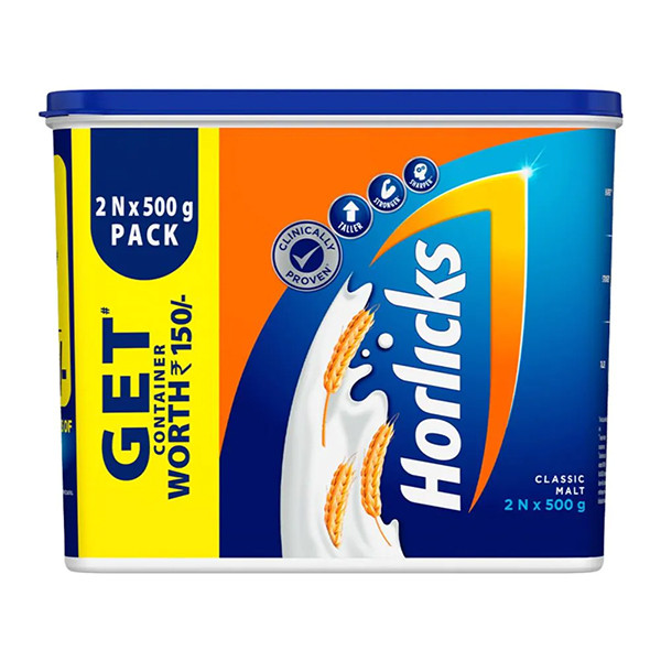 Horlicks Classic Malt 1kg Container
