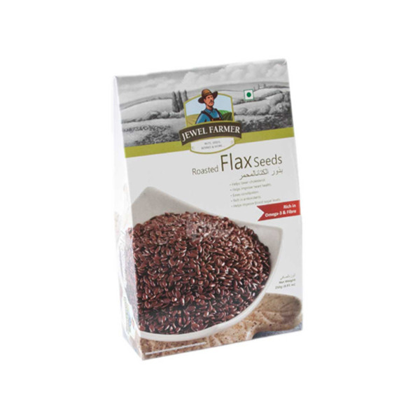 Image of JEWEL FARMER ROASTED FLAX SEEEDS 100GM