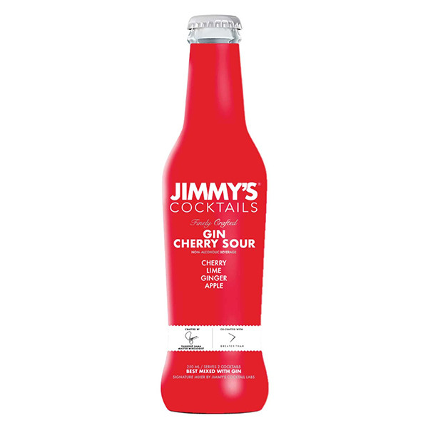 Image of Jimmy Cocktails Gin Cherry Sour 250ml