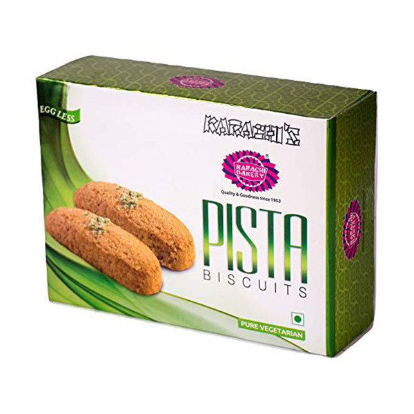 Image of Karachi Bakery Pista Biscuits 400gm