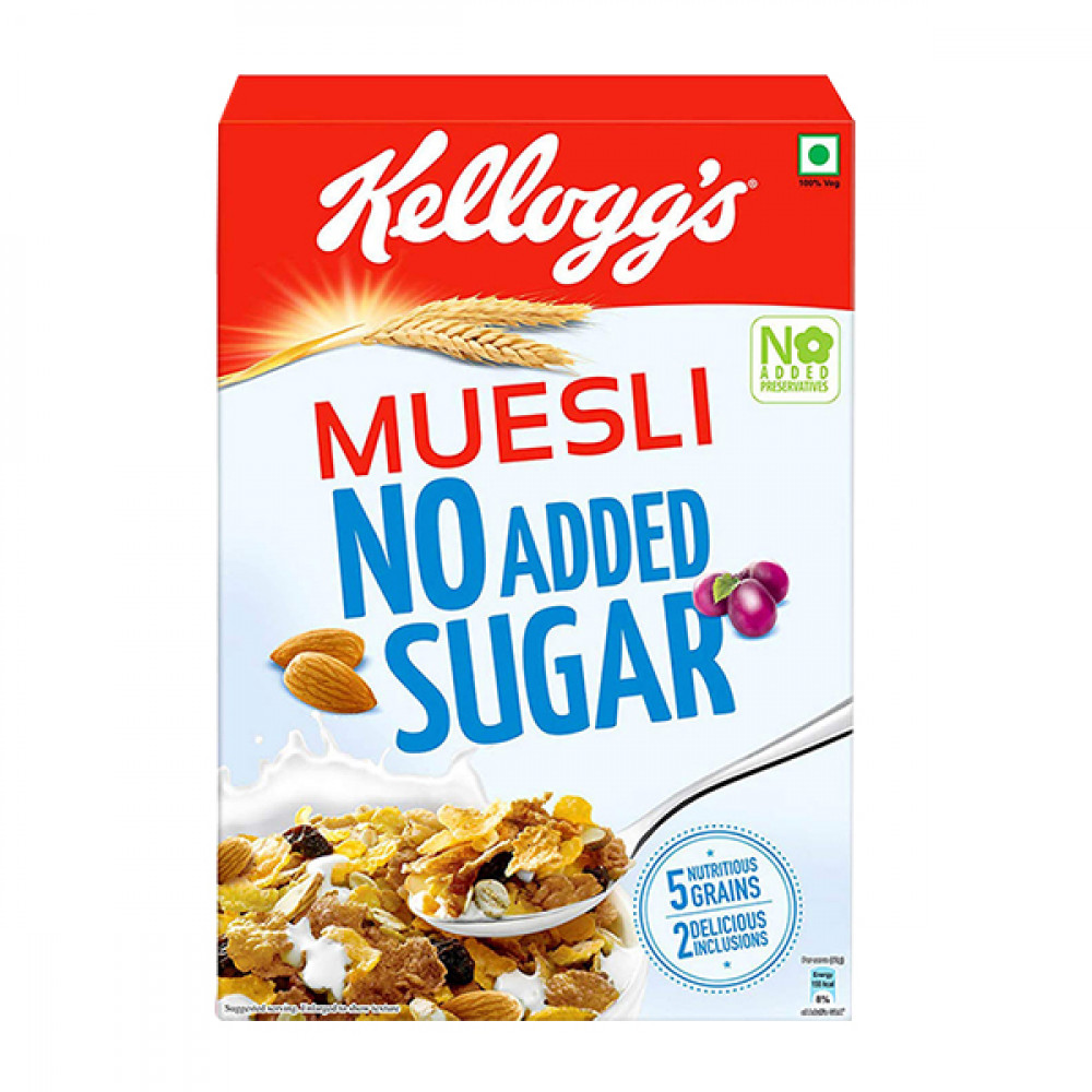 Kelloggs No Added Sugar 550G