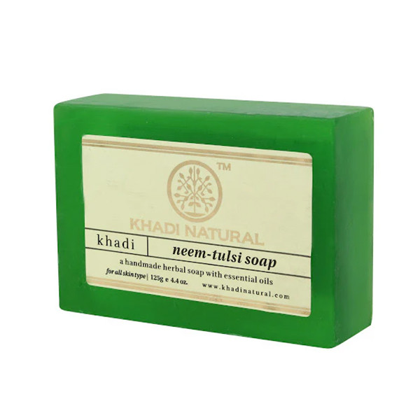 Image of Khadi Natural Neem Tulsi Soap 125g