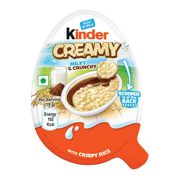 Image of Kinder Creamy Milky &amp; Crunchy 19g