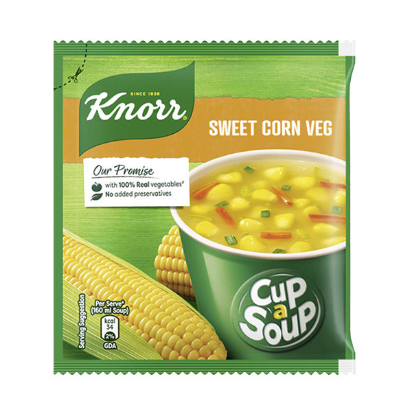 Image of Knorr Instant Sweet Corn Veg Soup 10g