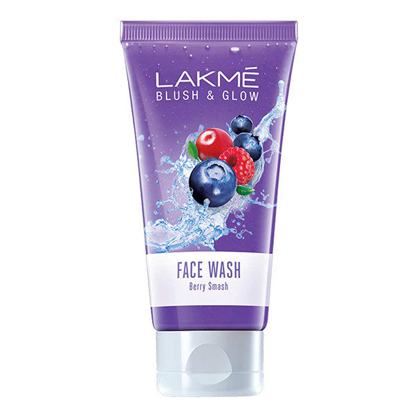 Image of Lakme Blush &amp; Glow Berry Smash Face Wash