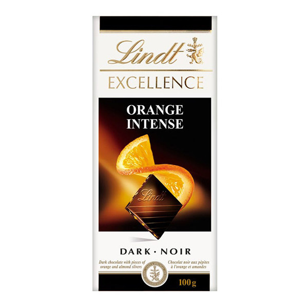 Image of LINDT EXCELLENCE INTENSE ORANGE DARK 100G