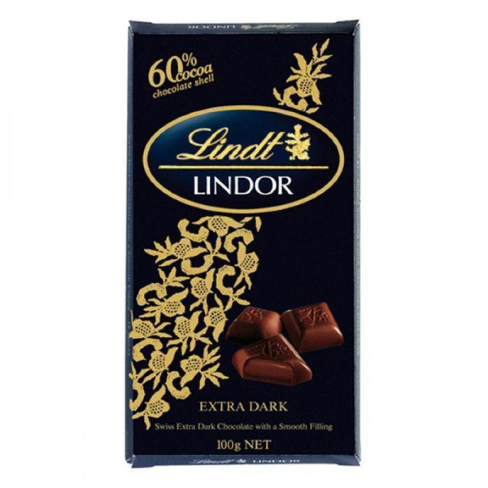 LINDT LINDOR SINGLES 60% CHOCOLATE 100G