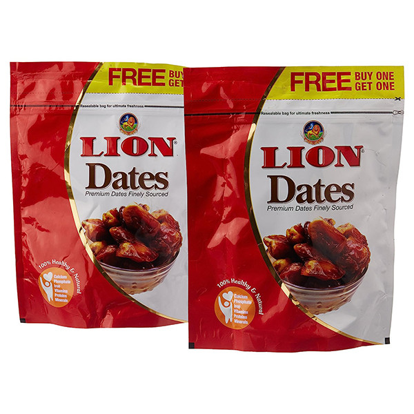 Lion Dates Vaccum Pack 500Gm BOGO