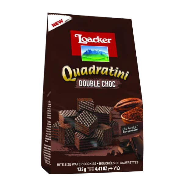 Image of Loacker Quadratini Double Choc 110g