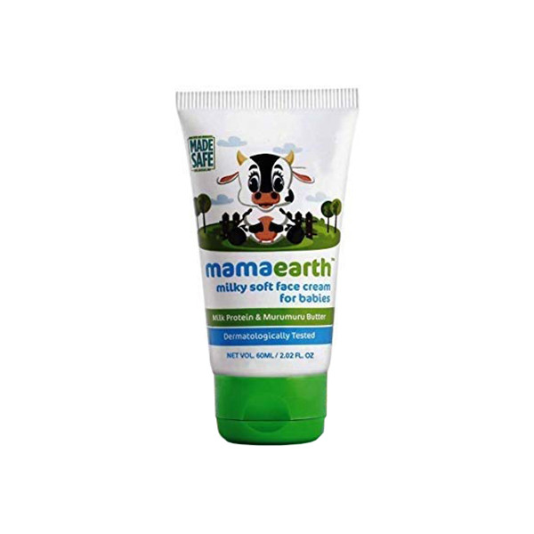Image of Mamaearth Milky Soft Face Cream For Babies 60G