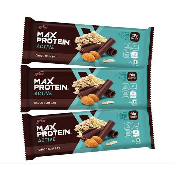 Image of MAX PROTEIN ACTIVE CHOCO SLIM BAR 67GM