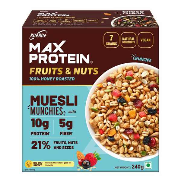 Image of Max Protein Muesli Fruits &amp; Nuts 240g