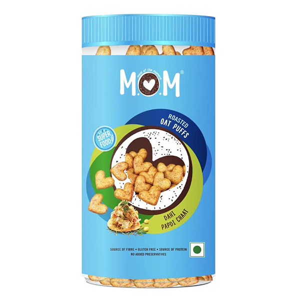 Mom Oat Puffs Dahi Papdi Chaat 120g
