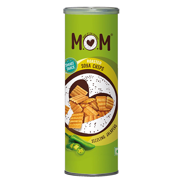 Image of Mom Soya Chips Sizzling Jalapeno 100g