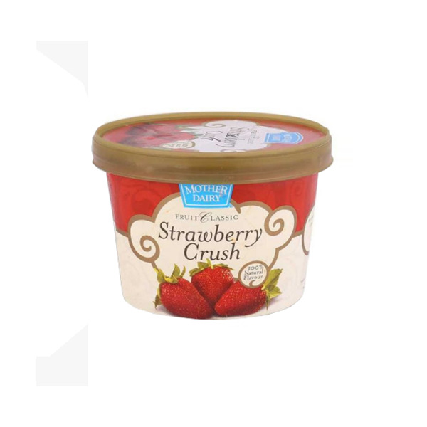 Image of Mother Dairy Strawberry Crush 115ml Tub