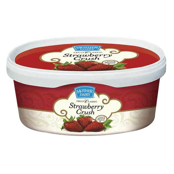 Mother Dairy Strawberry Crush Tub Big