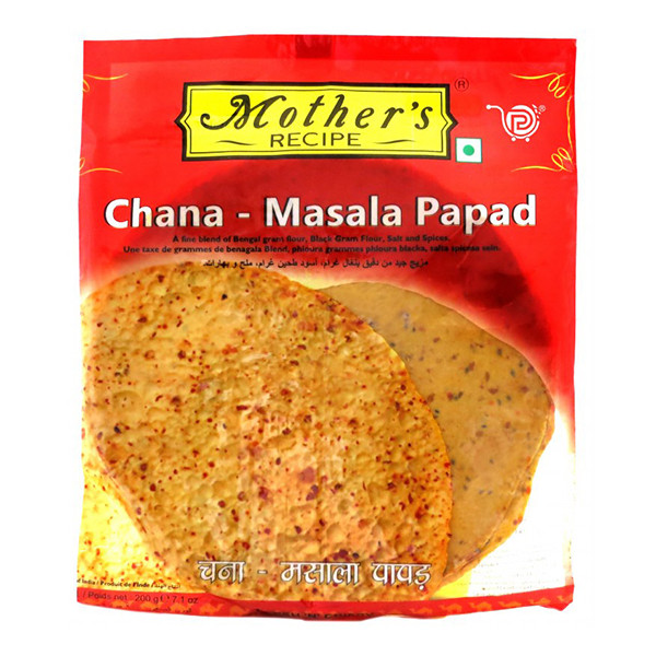 Image of Mothers Chana Mas Papad 200Gm