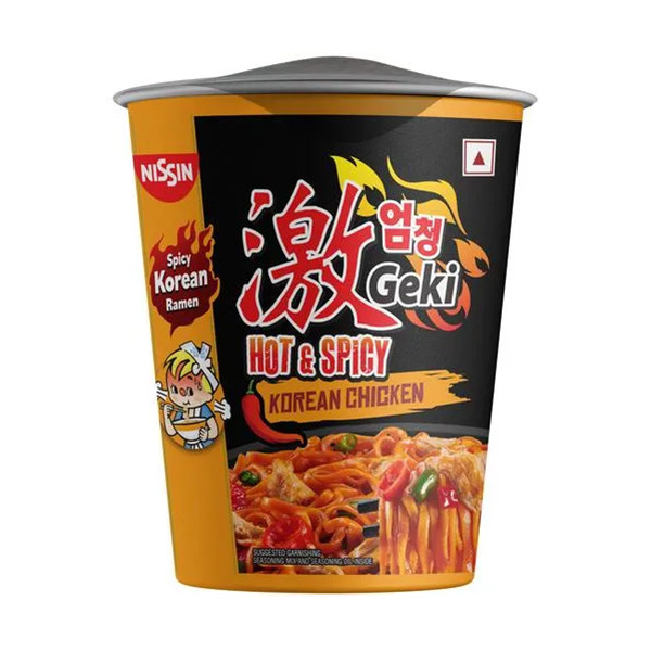 Image of Nissin Geki Hot&amp;Spicy Korean Chicken Cup 70G
