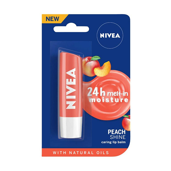 Image of Nivea Lipcare Peach