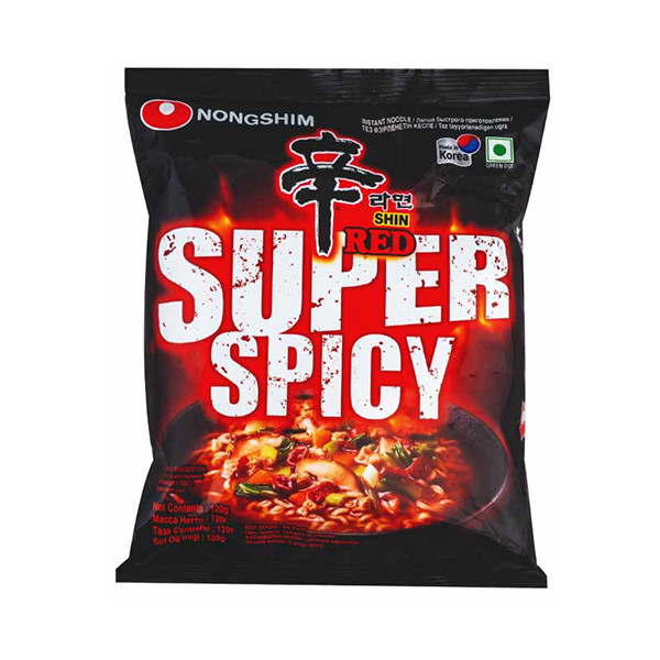 Image of Nongshim Shin Red Super Spicy Noodles 120g