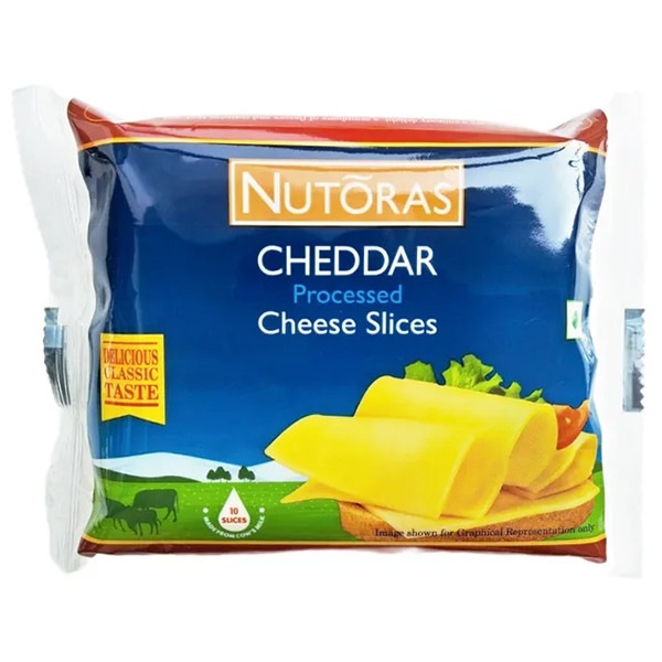 Image of Nutoras Cheddar Cheese Slices 200g