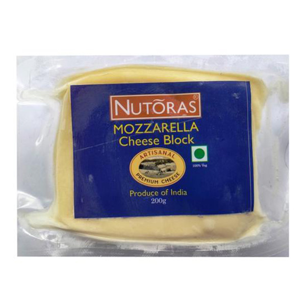Image of NUTORAS MOZZARELLA CHEESE BLOCK 200GM