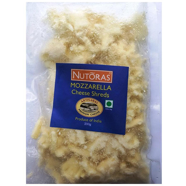 Image of NUTORAS MOZZARELLA CHEESE SHREDS 200G