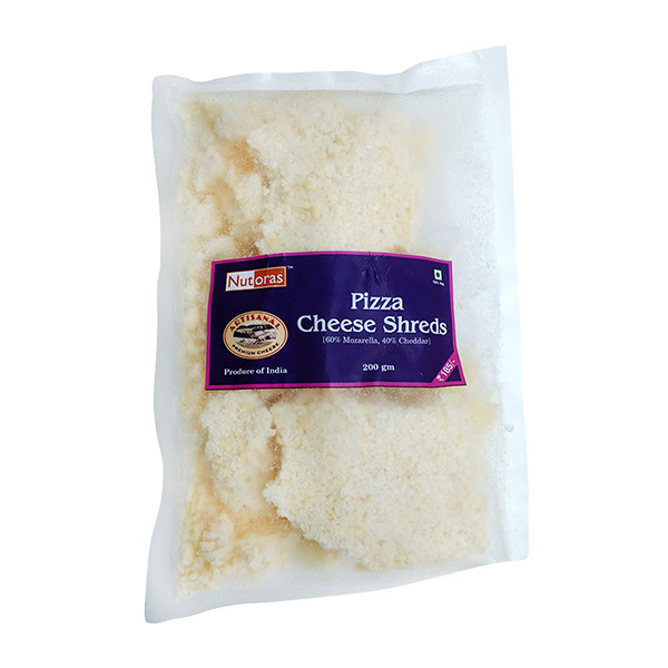 Image of NUTORAS PIZZA CHEESE SHREDS 200G