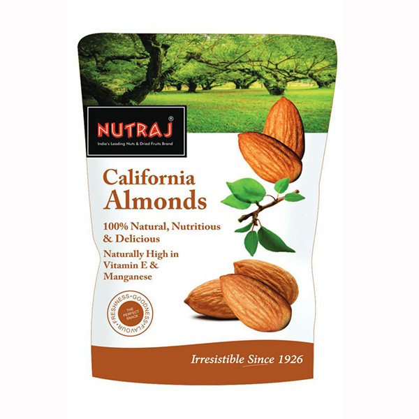 NUTRAJ CALIFORNIA ALMONDS 250G