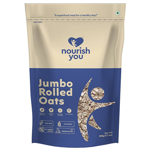 Image of NY Jumbo Rolled Oats 500g