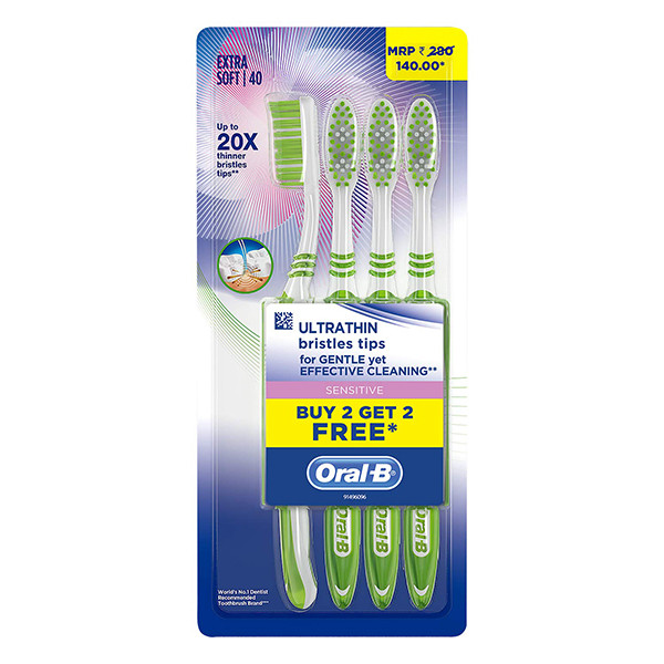 Image of Oralb Sensitive Ultrathin Green B2g2