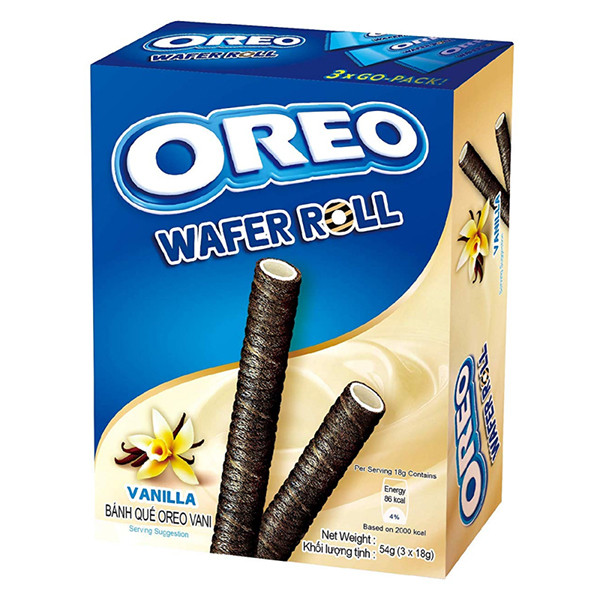 Image of Oreo Wafer Roll Vanilla 54g