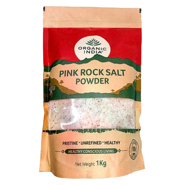 Image of ORGANIC INDIA PINK ROCK SALT POWDER 1 KG