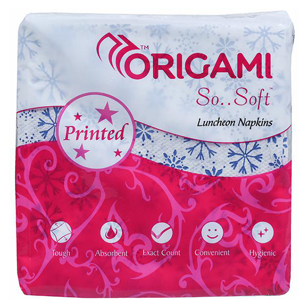 Image of ORIGAMI PRINTED NAPKINS 1PLY 50SHEET