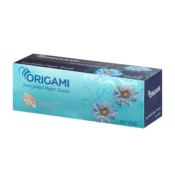 Image of Origami Tissue Box 100pulls Interfolded