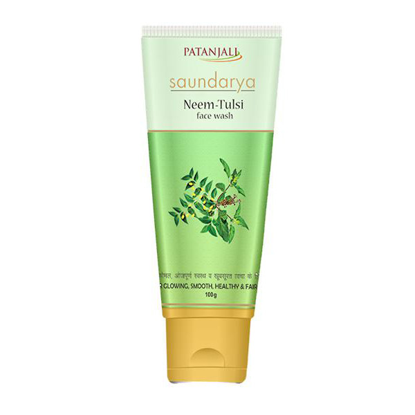 Image of Patanjali Soundarya Neem Tulsi Face Wash 100gm