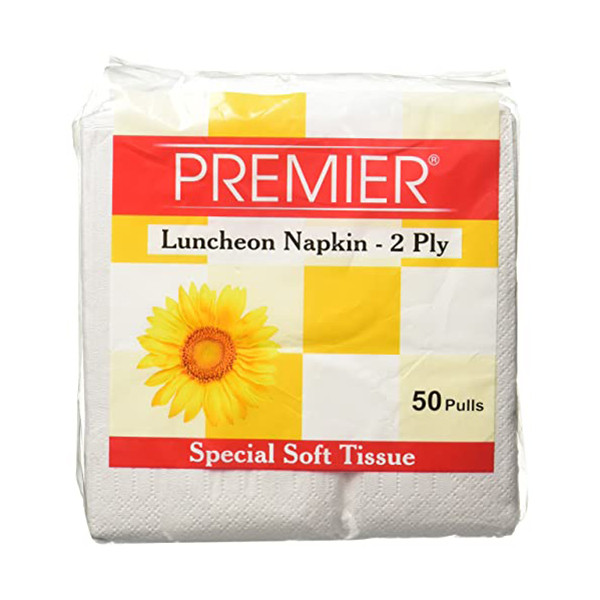 Premier Napkin 2ply Luncheon 50 Pulls 33*33