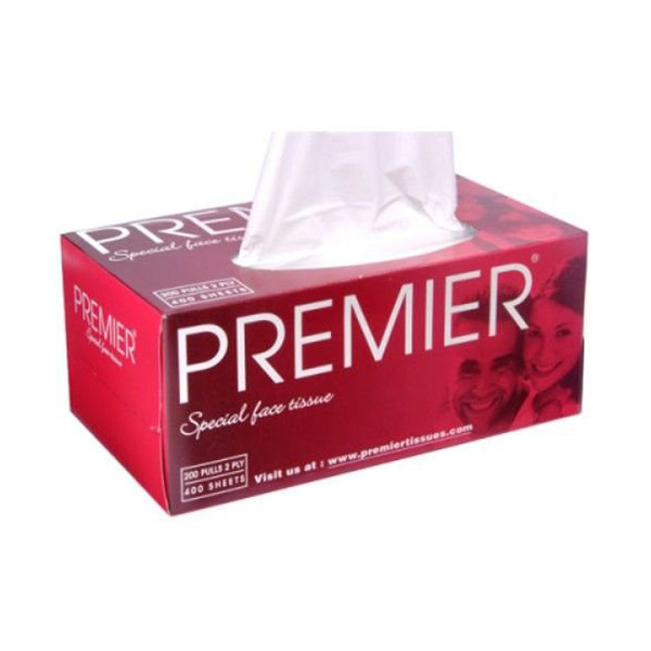 Premier Tissue Box 200 Pulls 2ply