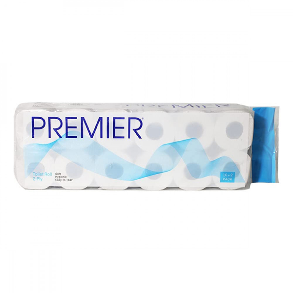 Premier Toilet Roll 2ply 10+2