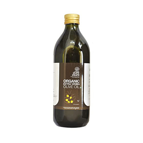 Image of PURE&amp;SURE ORGANIC EXTRA VIRGIN OLIVE OIL 1LTR