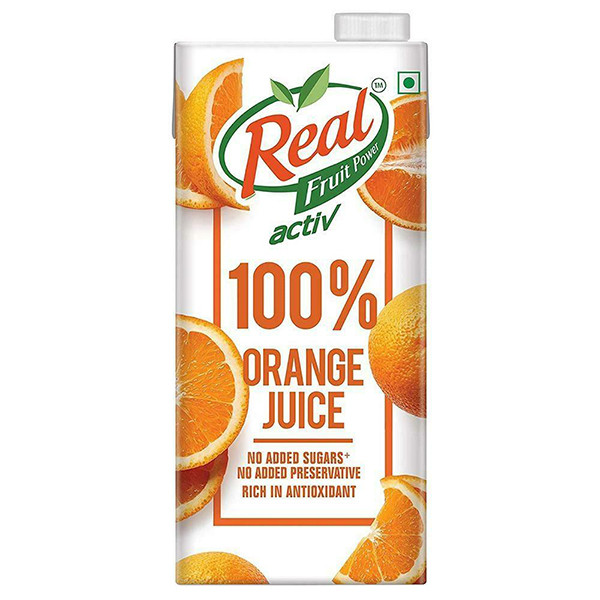 Real Active Orange Juice 1lt
