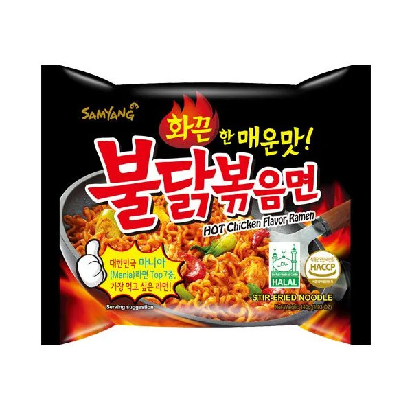 Image of Samyang Hot Chicken Spicy Noodles 140G