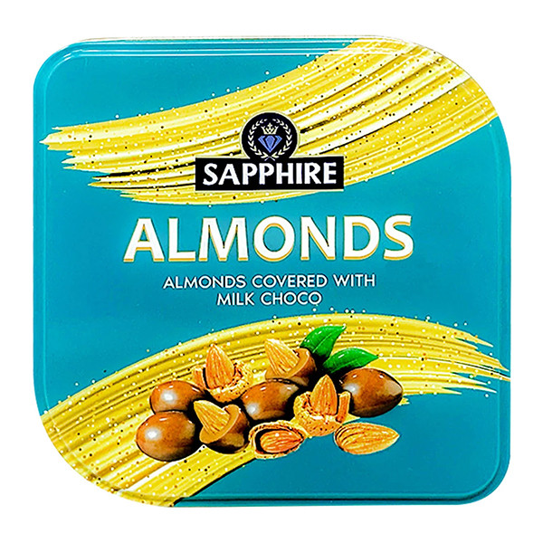 Image of Sapphire Almonds Tin 90gm
