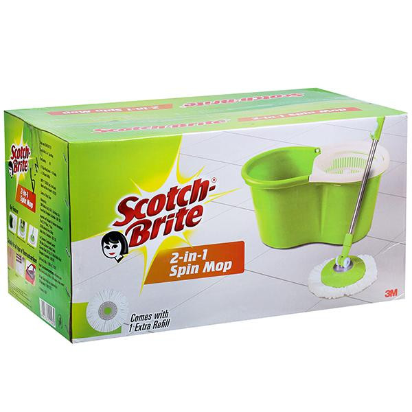 Image of Scotch Brite 2-in-1 Spin Mop
