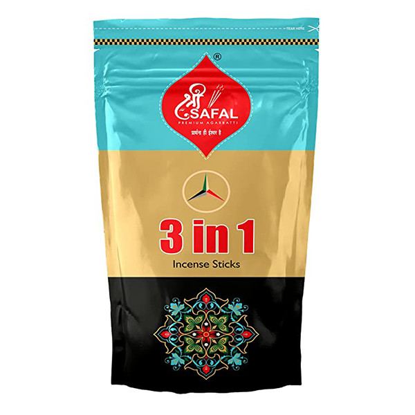Shriphal Agarbatti 3 In 1 Zipper 135g